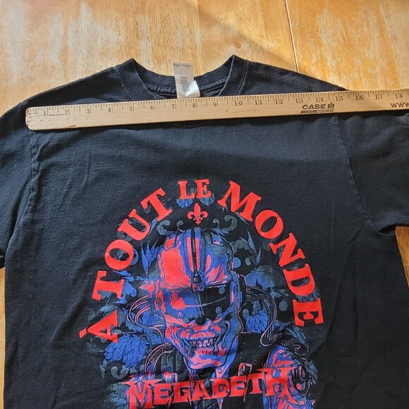 Small Vintage Megadeath a Tout le Monde Gildan Concert Graphic T Shirt - Picture 5 of 9